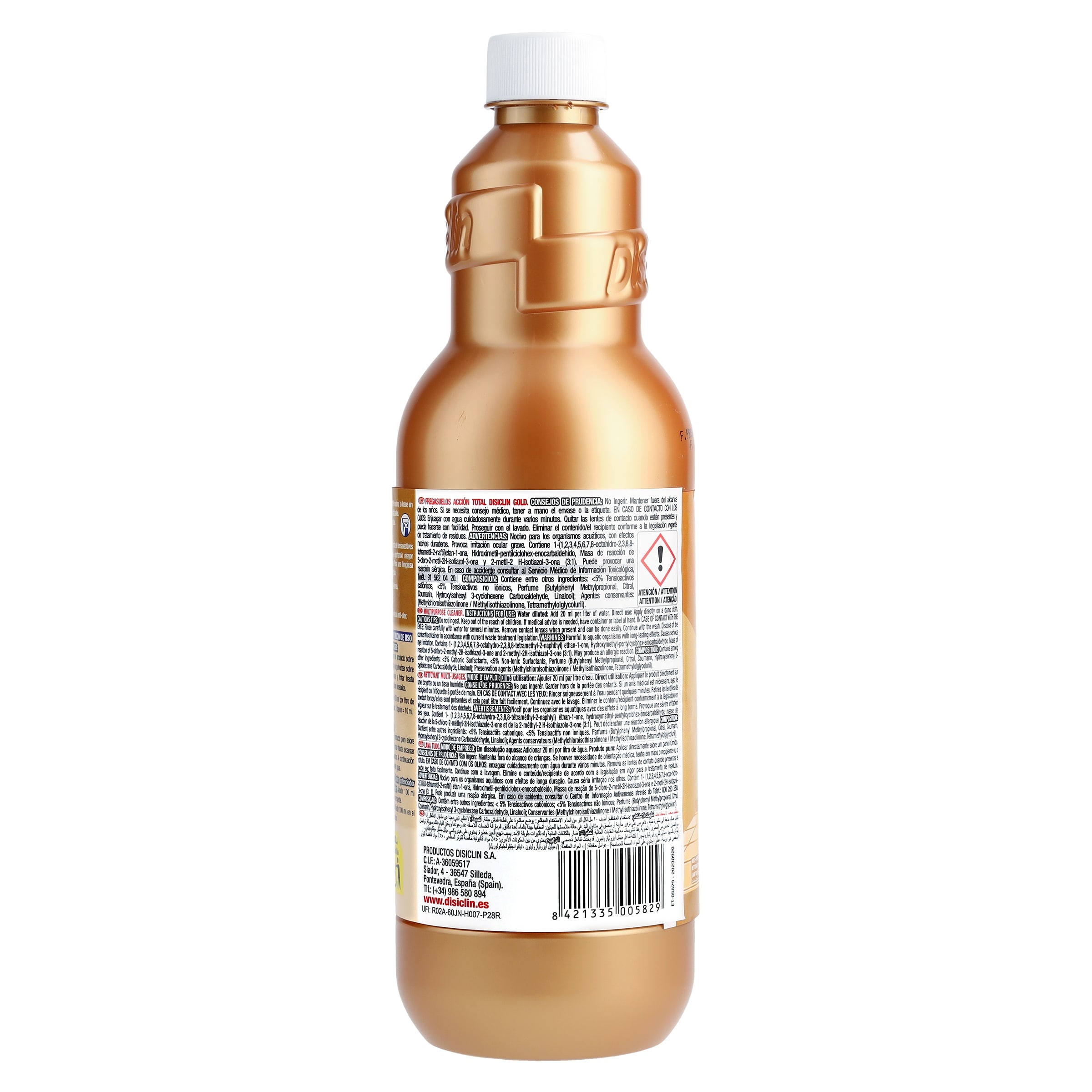 Limpiador multiusos concentrado gold Disiclin 900 ml