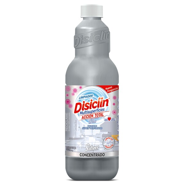 Limpiador Multiusos Concentrado Silver Disiclin Botella 900 Ml.