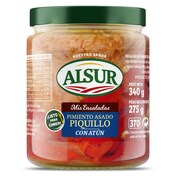 Ensalada de pimientos del piquillo asados con atún Alsur bandeja 275 g