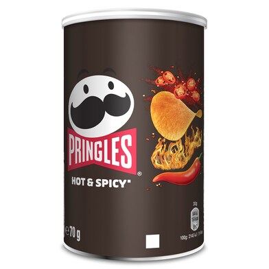 Patatas fritas picantes Pringles bote 70 g-0 Patatas fritas picantes Pringles bote 70 g-0