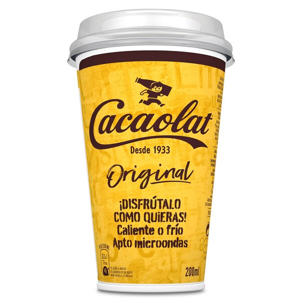Batido De Chocolate Cacaolat Vaso 200 Ml.