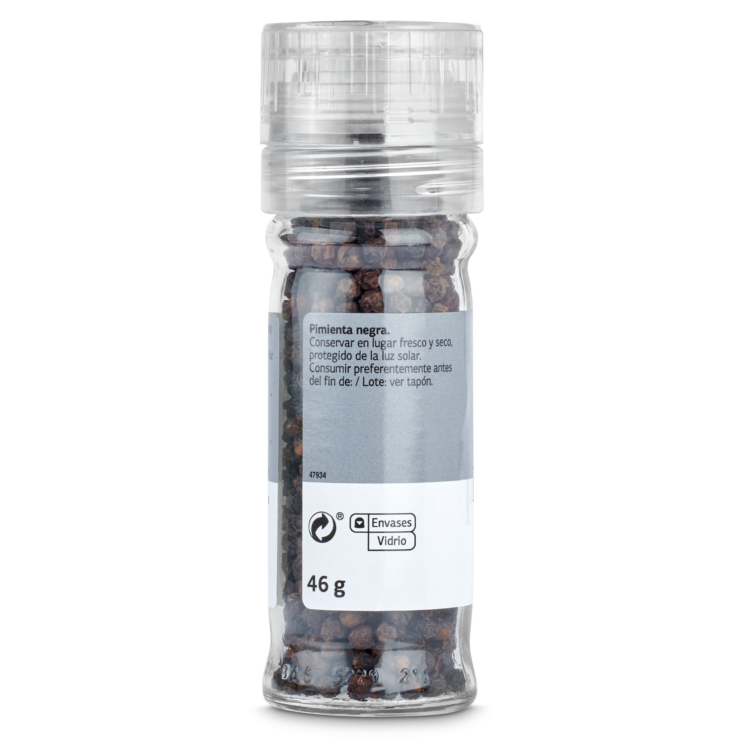 Molinillo pimienta negra Dia Vegecampo 46 g