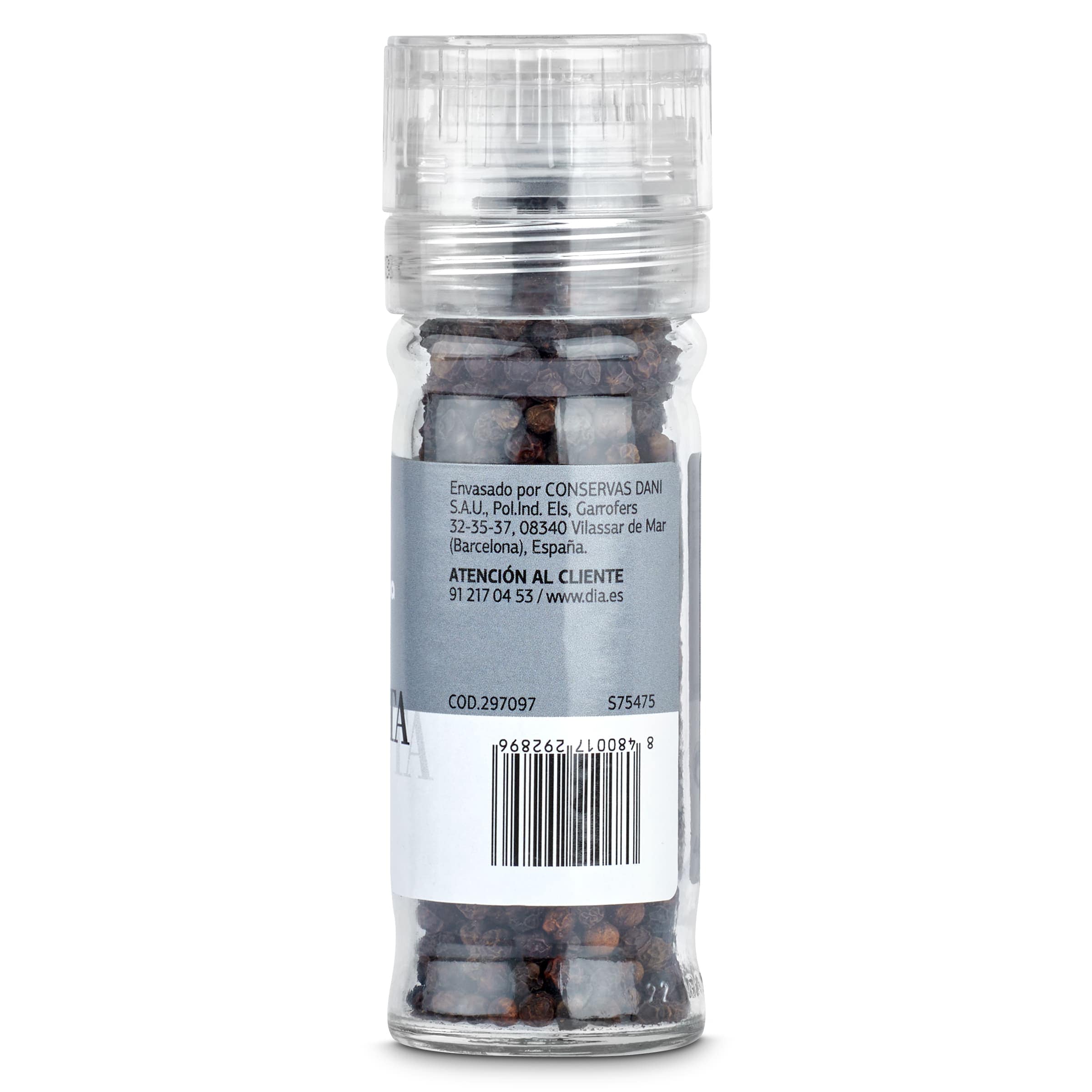Molinillo pimienta negra Dia Vegecampo 46 g