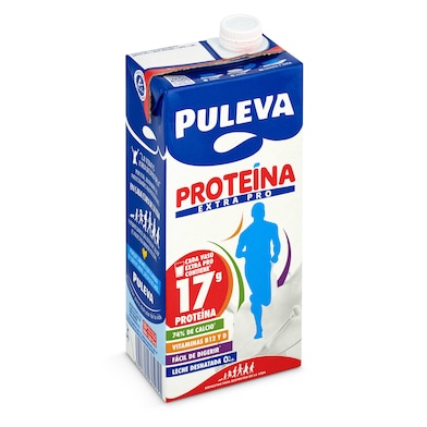 Leche desnatada rica en proteínas Puleva brik 1 l-0