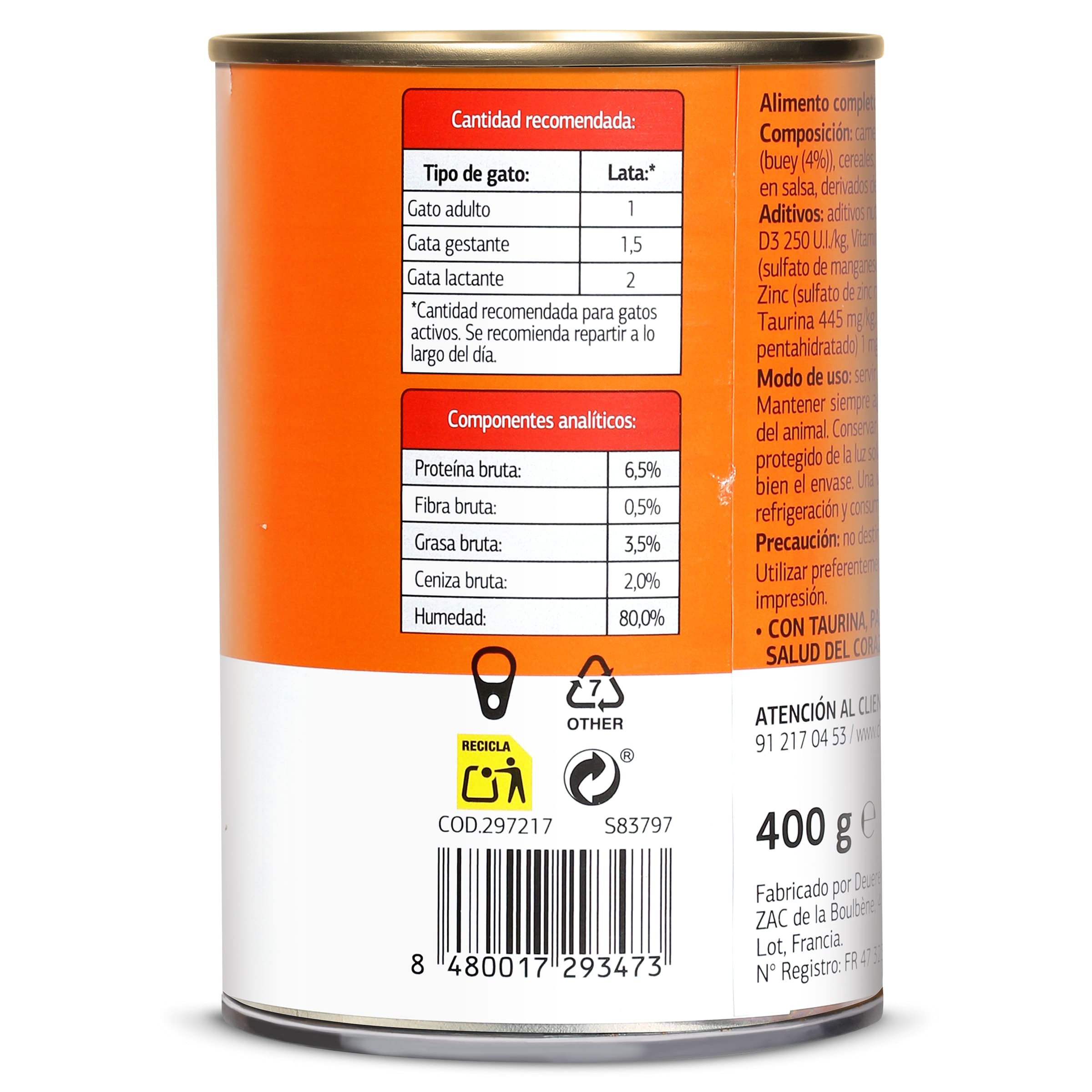 Alimento para gatos bocaditos con buey y verduras Dia Deligato 400 g