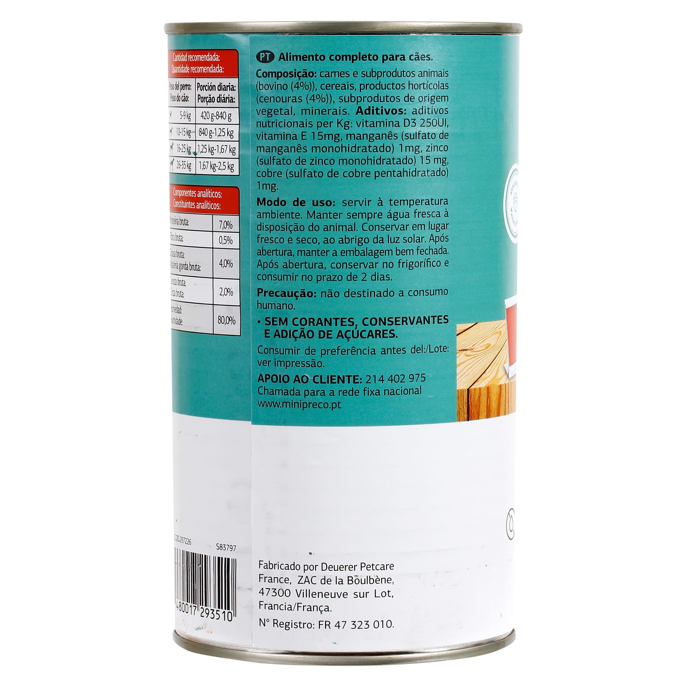 Alimento para perros trozos en salsa con buey y verduras Dia Deliperro 1.25 Kg