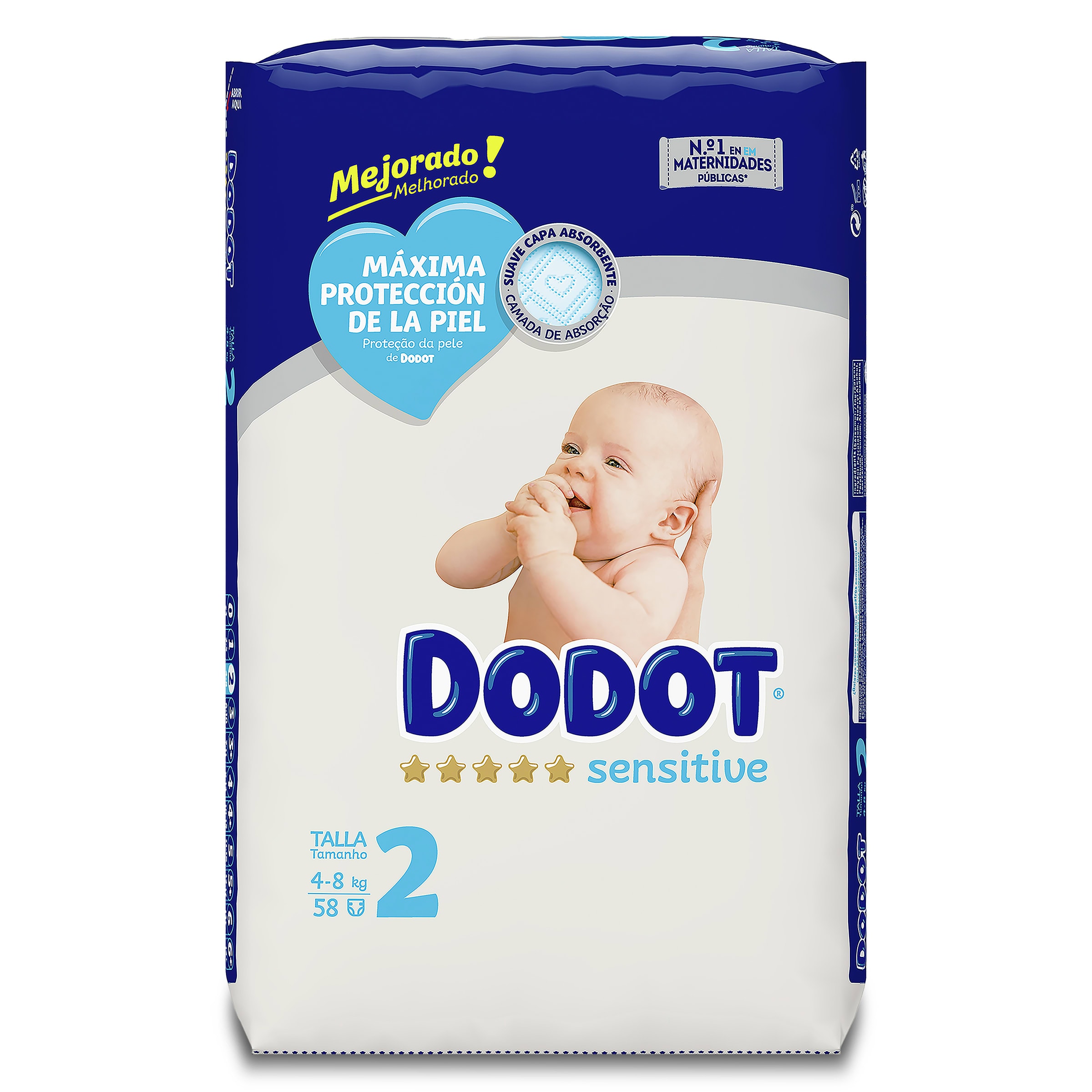 Dodot Sensitive Pañales Dodot Sensitive Kit recién nacido T1 (2kg