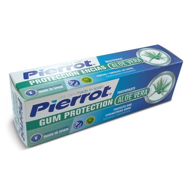 Pasta de dientes protección de encías aloe vera Pierrot tubo 75 ml-0 Pasta de dientes protección de encías aloe vera Pierrot tubo 75 ml-0