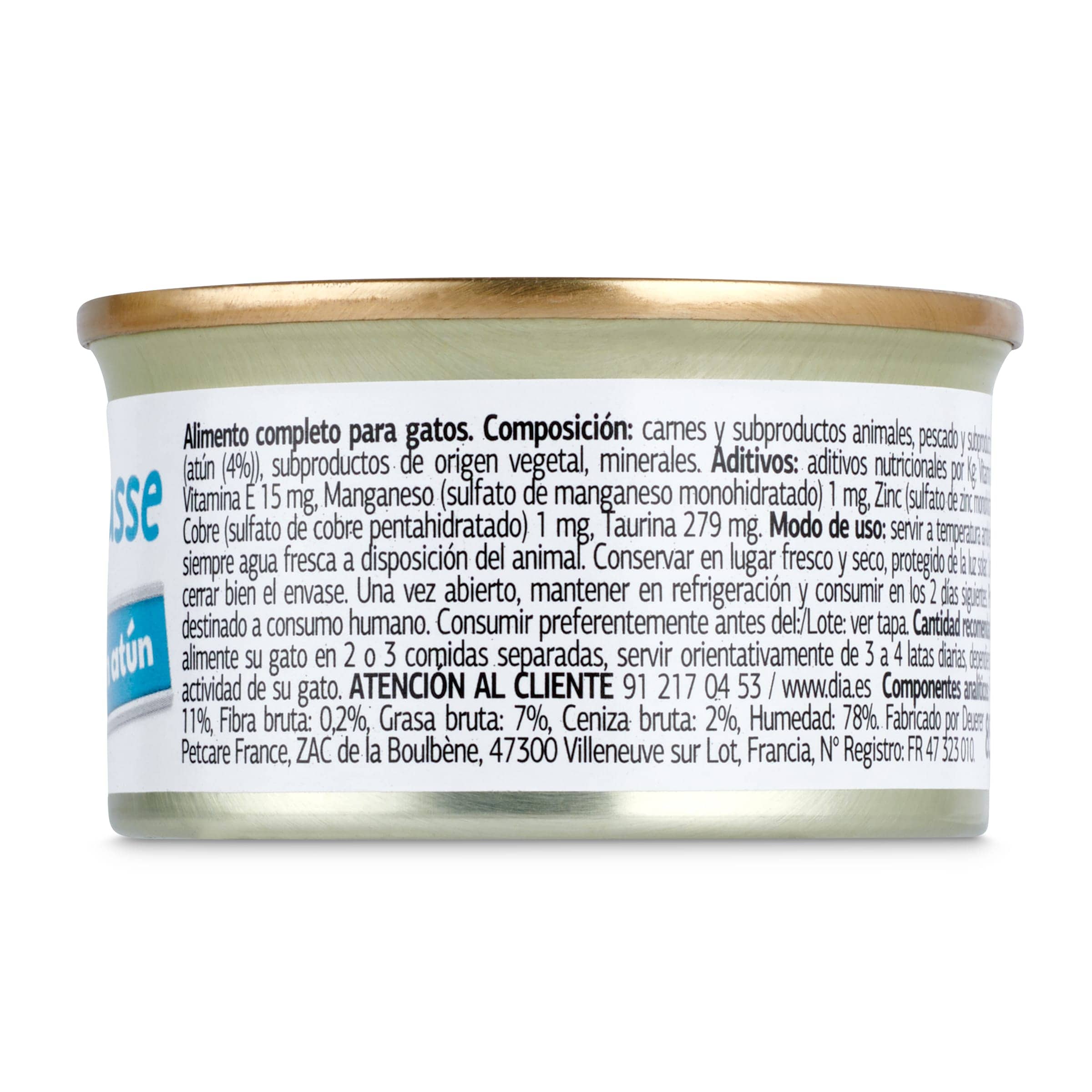 Mousse para gatos con atún Dia Deligato 85 g