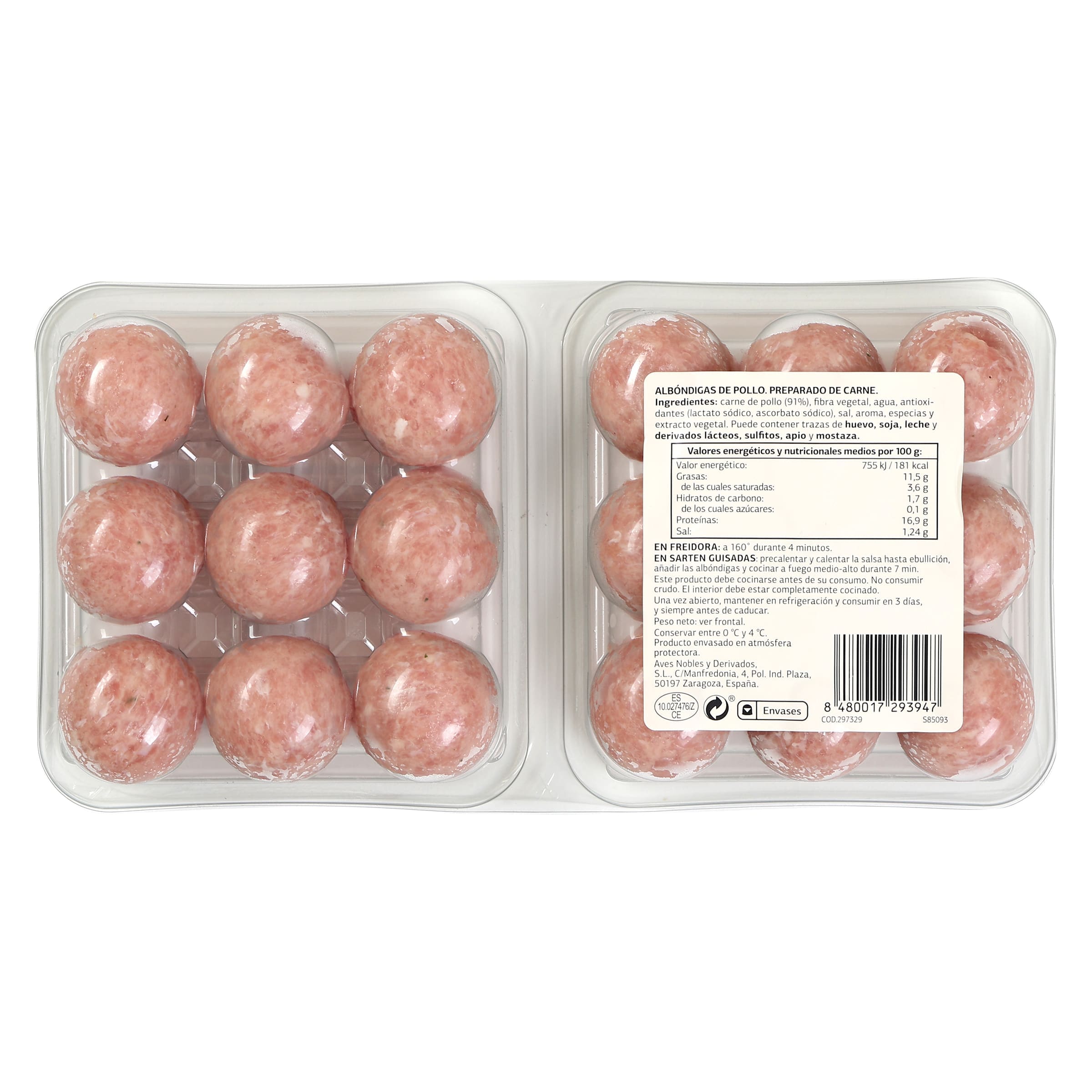 Albóndigas de pollo Selección de Dia 420 g
