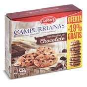 Galletas con chocolate Cuétara Campurrianas caja 450 g