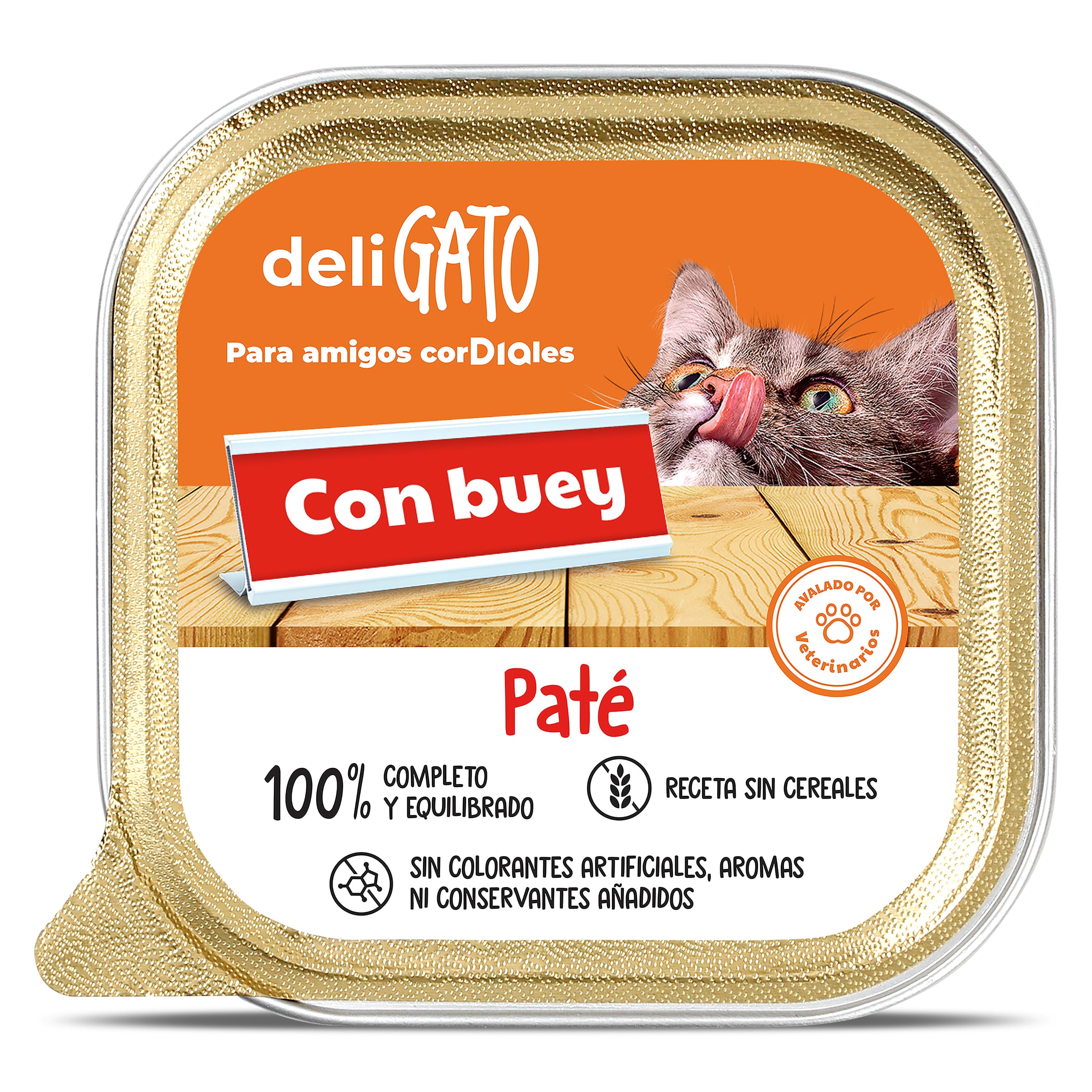 Paté para gato con buey Dia Deligato 100 g