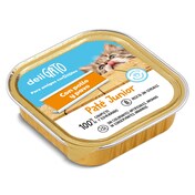 Paté para gato junior con pollo y pavo Deligato Dia tarrina 100 g