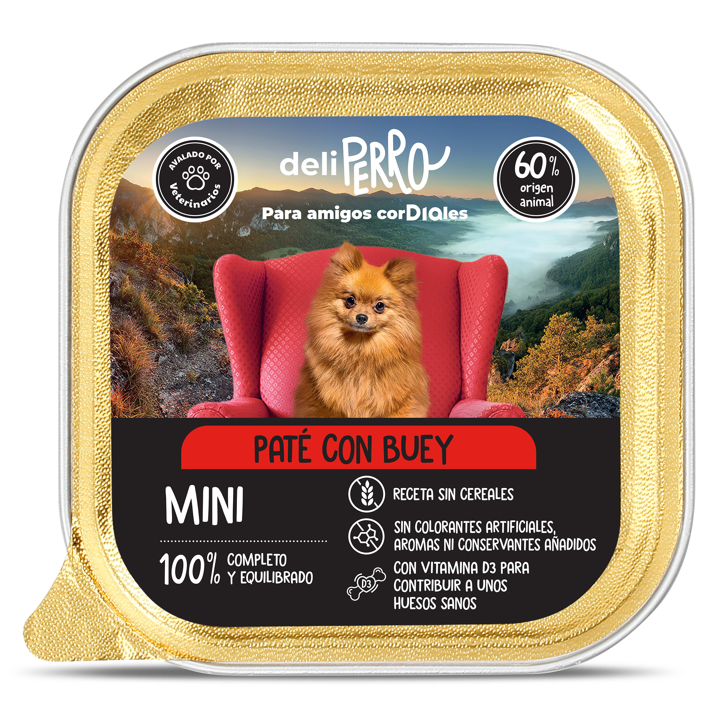 Paté para perros con buey Dia Deliperro 150 g