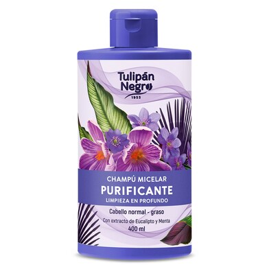 Champú micelar purificante Tulipán Negro botella 400 ml-0 Champú micelar purificante Tulipán Negro botella 400 ml-0