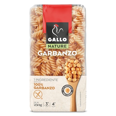 Hélices 100% de garbanzo Gallo bolsa 250 g-0