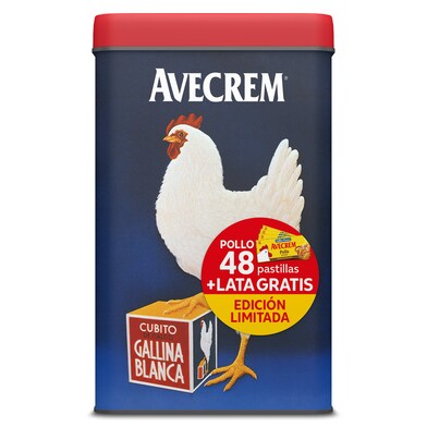 Pastillas de caldo de pollo Gallina Blanca Avecrem lata 48 unidades-0 Pastillas de caldo de pollo Gallina Blanca Avecrem lata 48 unidades-0