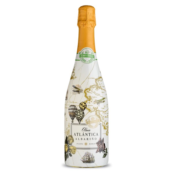Vino Blanco Espumoso Albariño Alma Atlántica Botella 75 Cl.