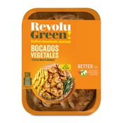 Bocados vegetales estilo Mediterráneo Revolu green bandeja 160 g