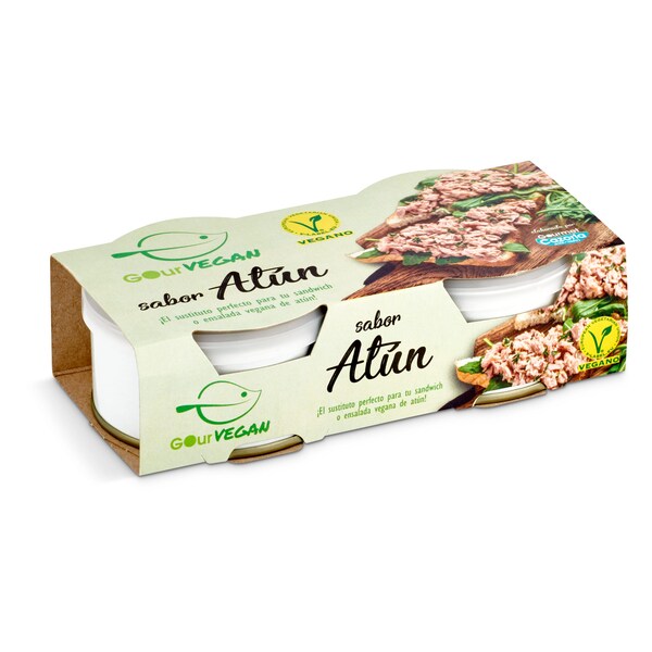 Atún Vegano Gourmet Cazorla Lata 2 X 80 Gr.