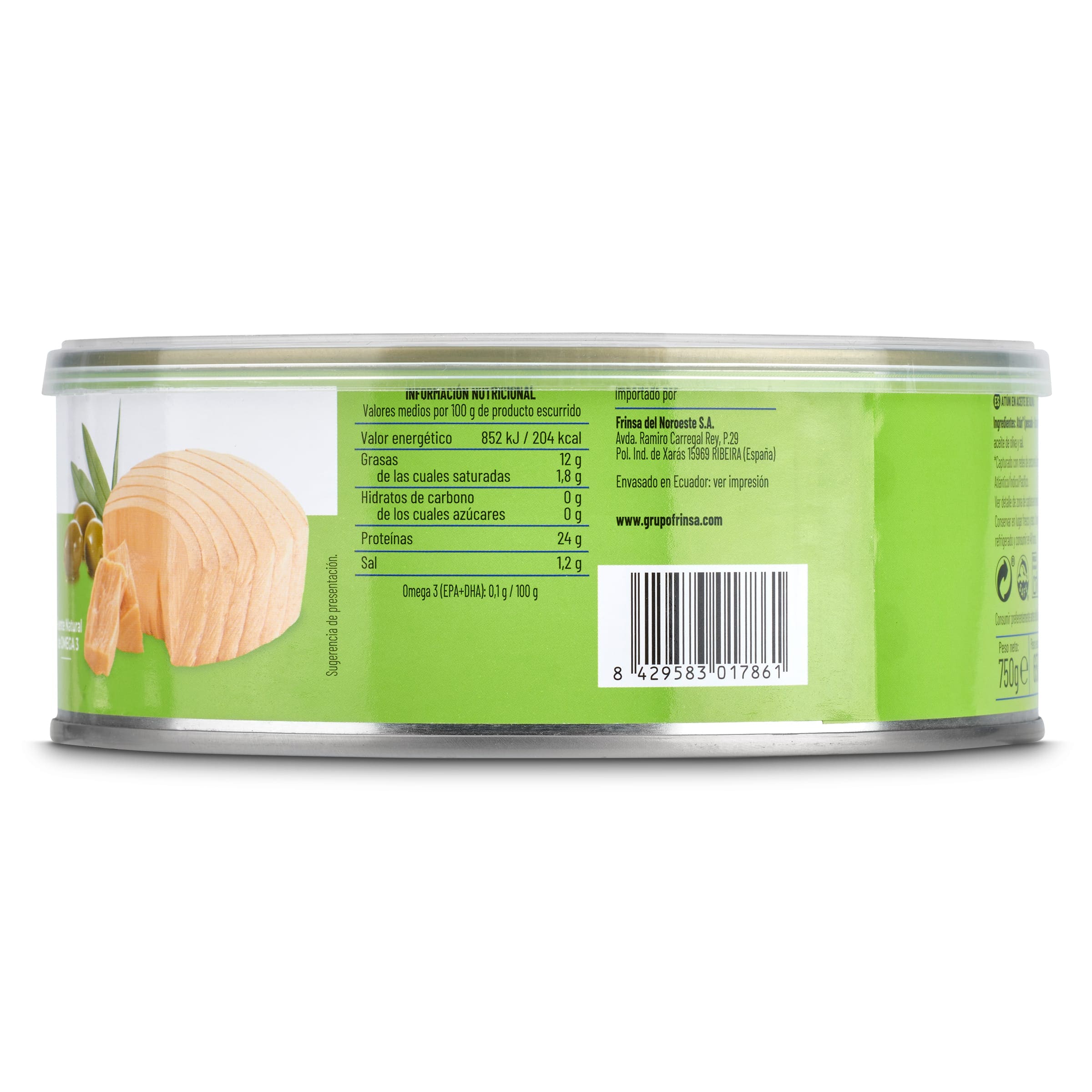 Atún en aceite de oliva Ribeira 650 g