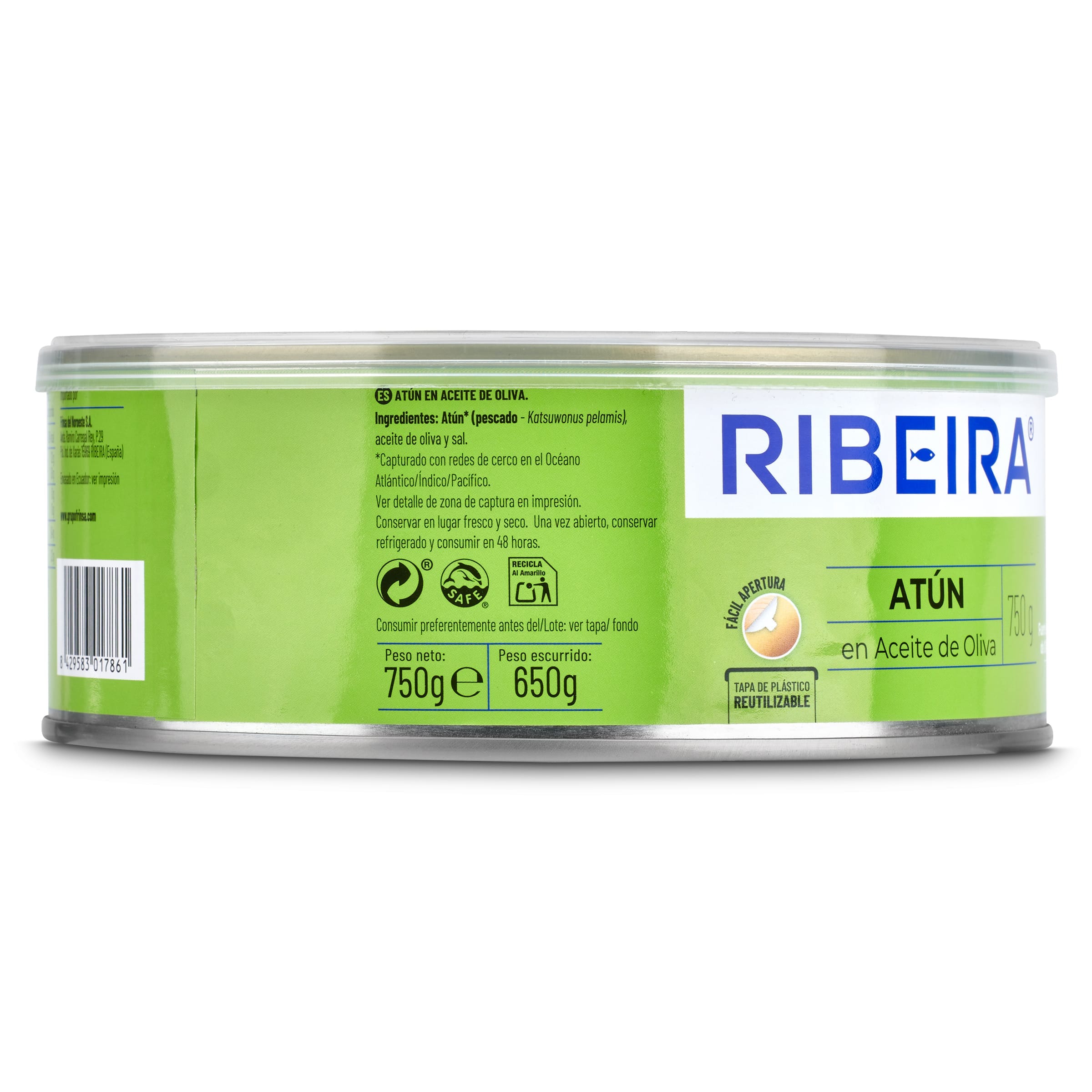 Atún en aceite de oliva Ribeira 650 g