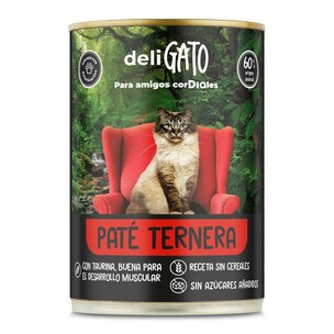 alimento para gatos pate de ternera 400 g