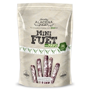 mini fuet de pavo 50 g