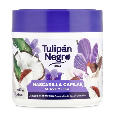 Mascarilla capilar suave y liso Tulipán Negro bote 400 ml-0 Mascarilla capilar suave y liso Tulipán Negro bote 400 ml-0