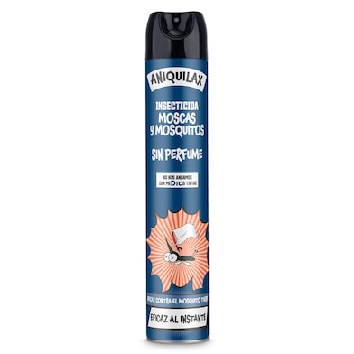 Insecticida moscas y mosquitos sin perfume Aniquilax spray 750 ml-0