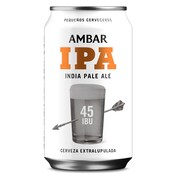 Cerveza ipa Ambar lata 33 cl