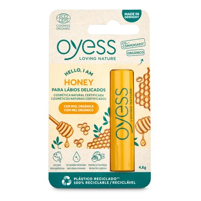 Bálsamo labial con miel Oyess blister 48 g-0