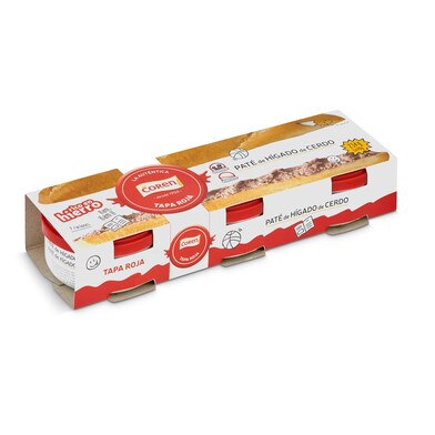 Paté de hígado de cerdo Coren lata 3 x 78 g-0 Paté de hígado de cerdo Coren lata 3 x 78 g-0