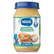 Puré de arroz blanco con pollo Nestlé frasco 190 g