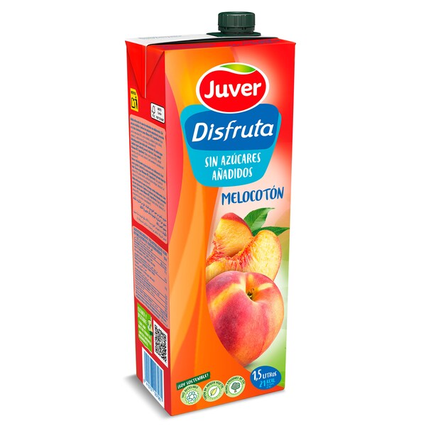 Néctar Light De Melocotón Juver Disfruta Brik 1.5 L