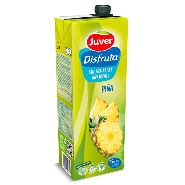 Néctar Light De Piña Juver Disfruta Brik 1.5 L