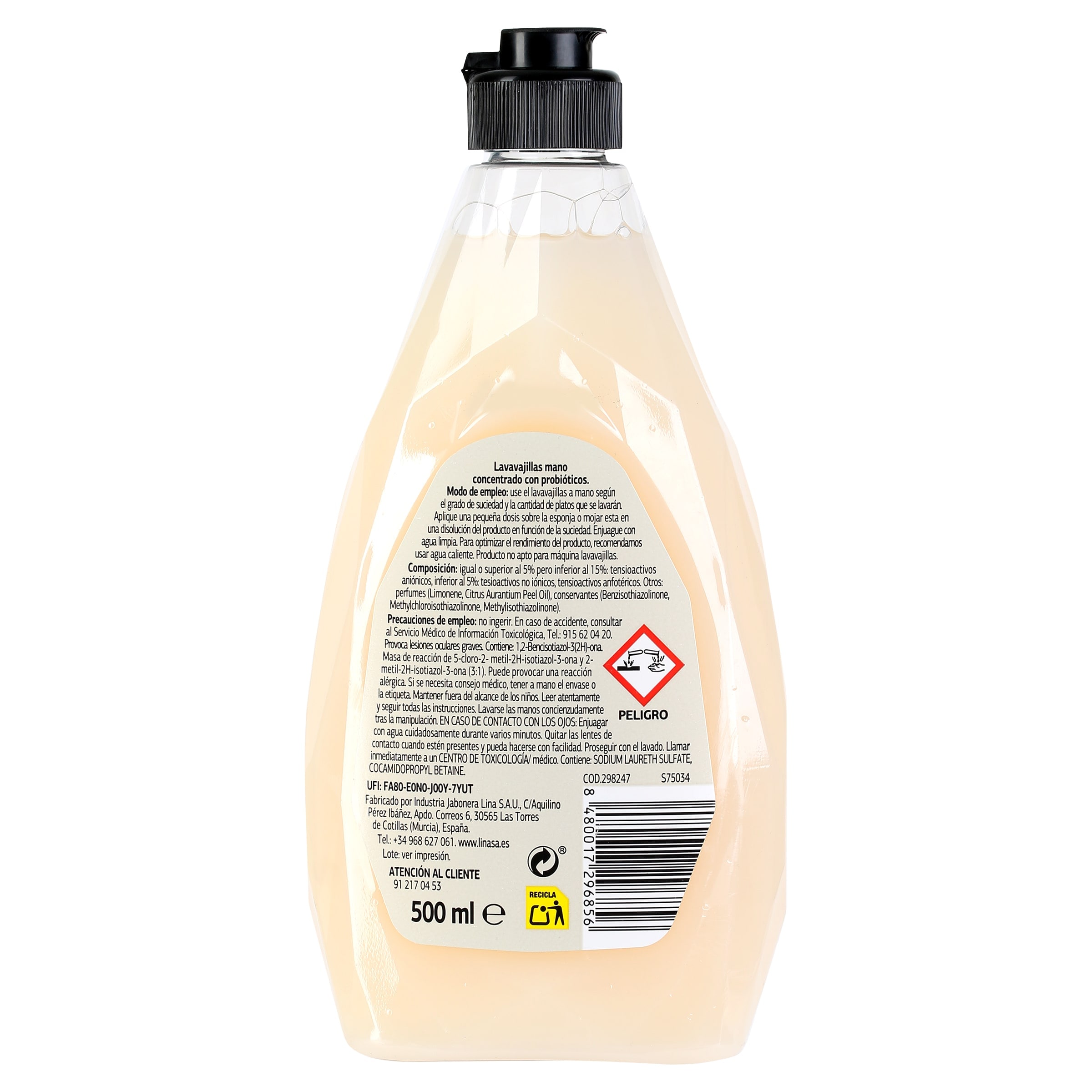 Lavavajillas probioticos Dia Super Paco 500 ml