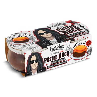Crema de chocolate con galleta y caramelo salado Caprichoso Dia pack 2 x 110 g-0 Crema de chocolate con galleta y caramelo salado Caprichoso Dia pack 2 x 110 g-0