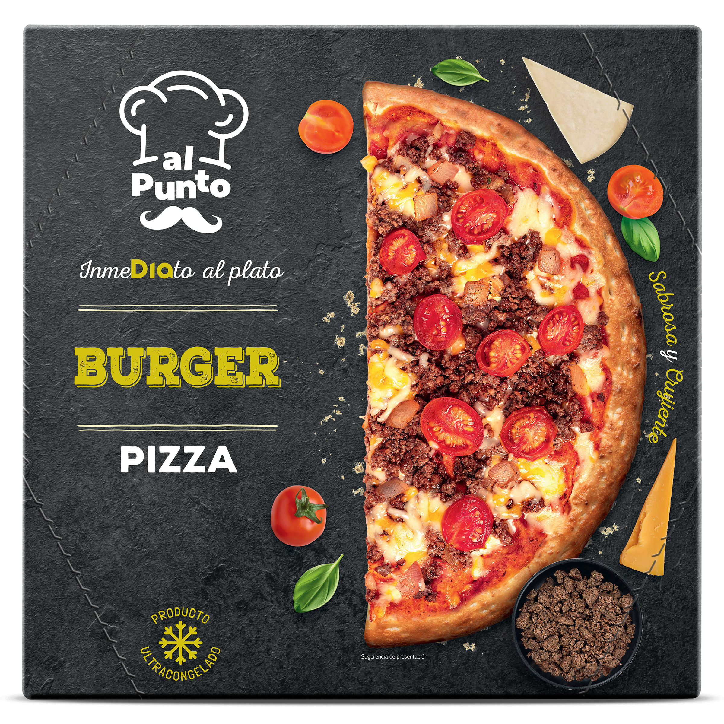 Pizza burger Dia Al Punto 445 g