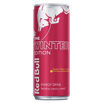 Bebida energética sabor pera y canela Red bull lata 250 ml-0 Bebida energética sabor pera y canela Red bull lata 250 ml-0