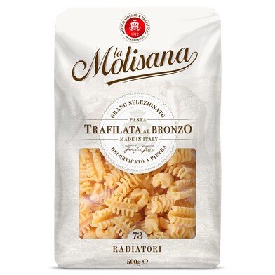 Pasta radiatori nº 73 La molisana bolsa 500 g-0 Pasta radiatori nº 73 La molisana bolsa 500 g-0