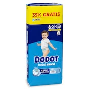 Pañales 14-20 kg talla 6 Dodot 48 unidades