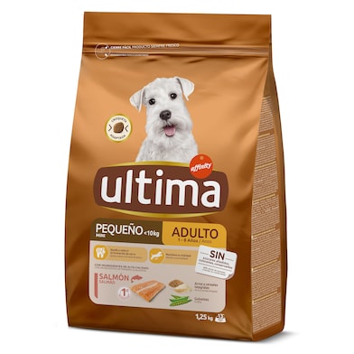Alimento para perros mini adulto con salmón Ultima bolsa 1.25 Kg-0