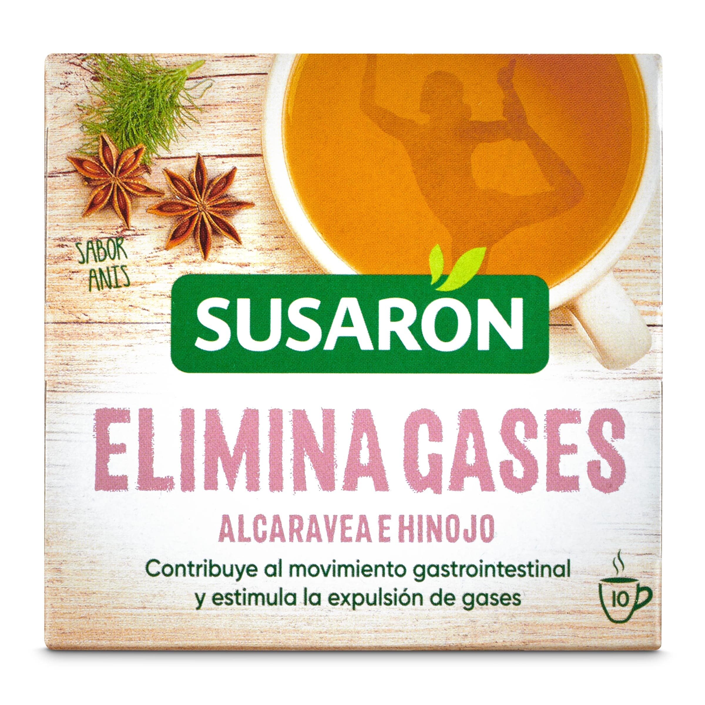 Infusión elimina gases Susaron 10 unidades