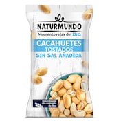 Cacahuetes tostados sin sal añadida Naturmundo de Dia bolsa 200 g