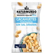 Cacahuetes tostados sin sal añadida Naturmundo de Dia bolsa 200 g