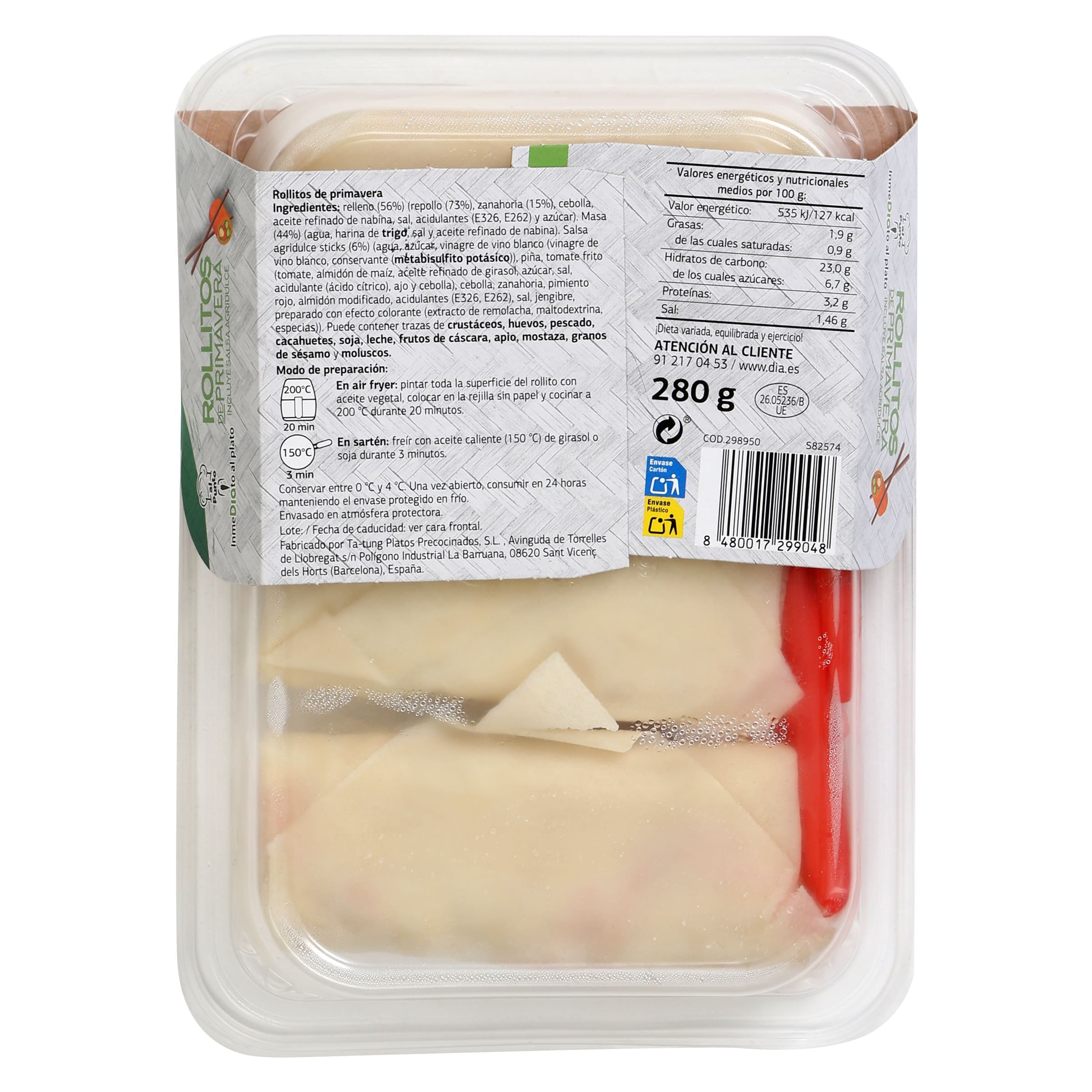 Rollitos de primavera Dia Al Punto 280 g