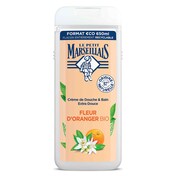 Gel de ducha con flor de azahar Le petit marseillais botella 650 ml