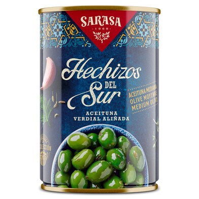 Aceitunas hechizos del sur Sarasa lata 160 g-0 Aceitunas hechizos del sur Sarasa lata 160 g-0