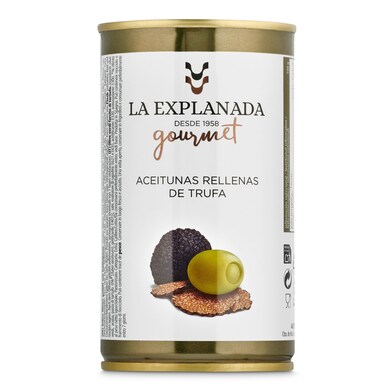 Aceitunas rellenas de trufa La explanada lata 150 g-0